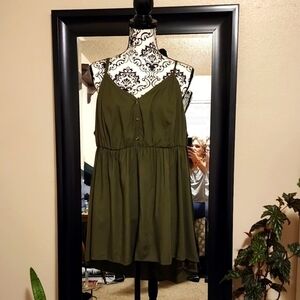 𝅺empire Wasted Spaghetti Strap Blouse by Anna Size 1X